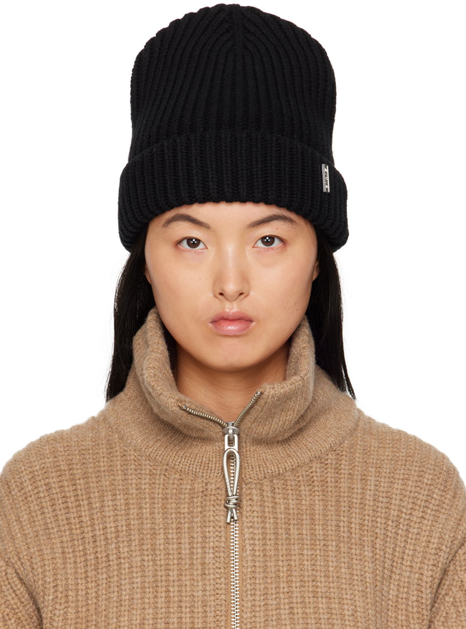 Beanie Eytys Ribbed Knit Beanie Beige | X134004, 0