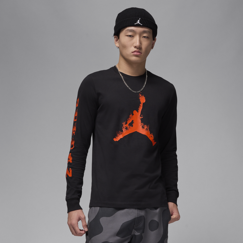 T-shirt Jordan Long Sleeve Sort | FZ1989-010