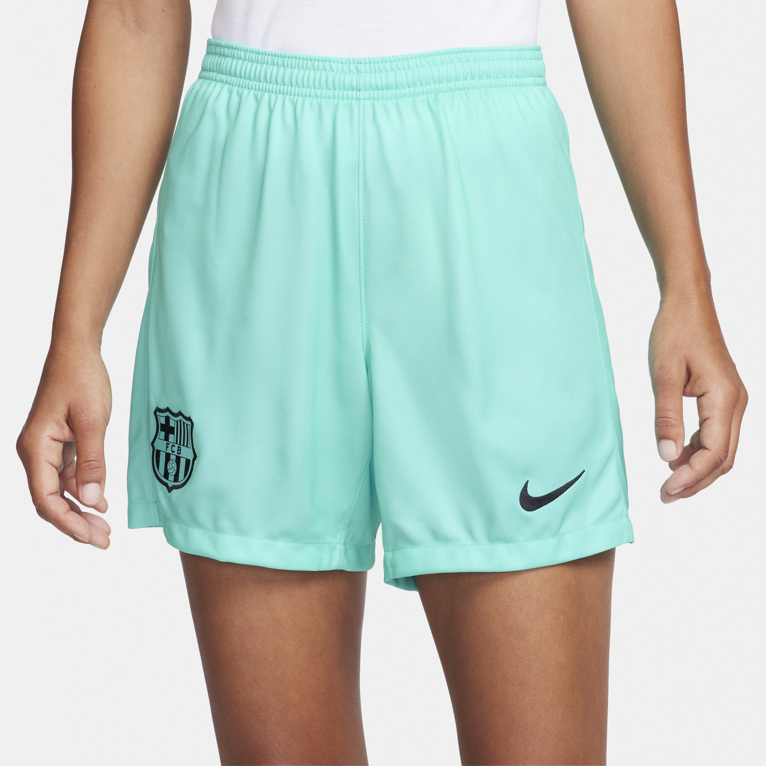 Shorts Nike Dri-FIT FC Barcelona 2023/24 Stadium Third Shorts Turkis | FJ4672-486, 0