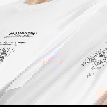 T-shirt Maharishi Maharishi x Basquait Year Of The Snake Graphic T-Shirt, Size Large Hvid | 1466-WHT, 5