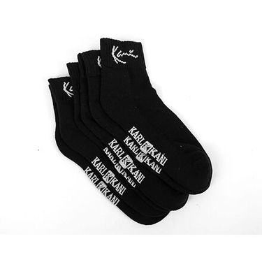 Sokker Karl Kani Karl Kani Signature Ankle Socks 3-Pack Sort | KK3002040, 0