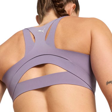 Bh Puma Puma PWR SHAPELUXE Zip Front Sports Bra Lilla | 525881-30, 3