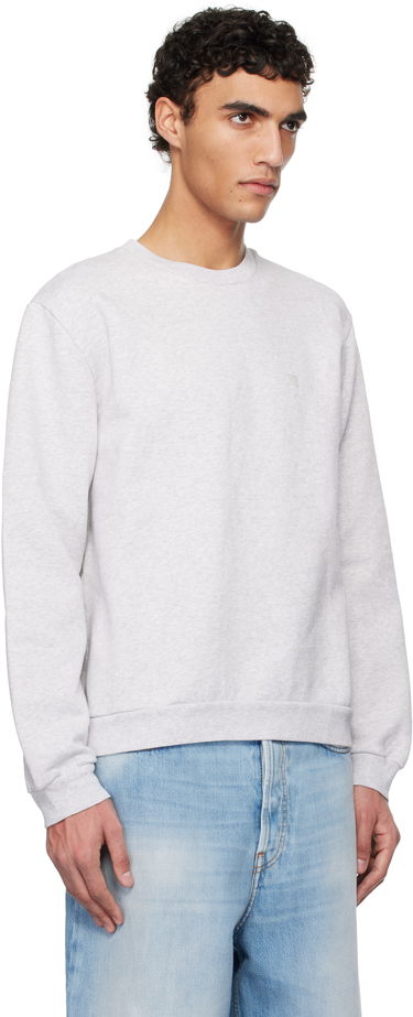 Sweater Acne Studios Acne Studios Crew Neck Fleece Sweatshirt Grå | CI0186-, 1