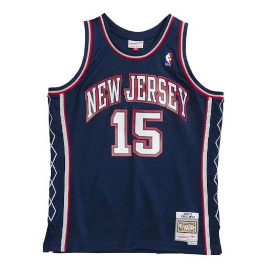Jersey Mitchell & Ness New Jersey Nets Basketball Swingman Jersey Mørkeblå | SMJYAC19170-NJNNAVY06VCA, 0