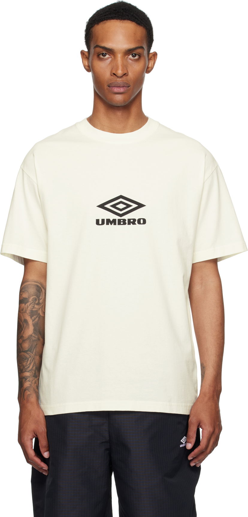 T-shirt Umbro Umbro Basic T-Shirt Hvid | UBMW0327JY98