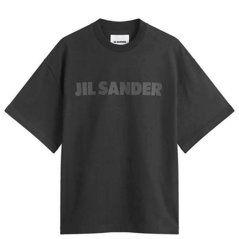 T-shirt Jil Sander Tonal Logo T-Shirt Sort | J21GC0001-J20243-001