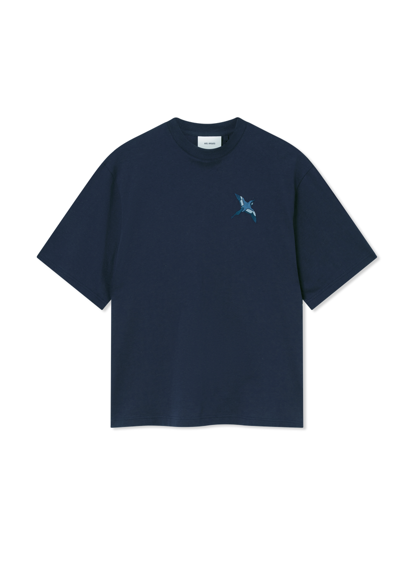 T-shirt AXEL ARIGATO Micro Bee Bird T-Shirt Mørkeblå | A3464002