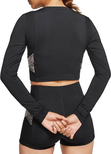 Crop top Nike Pro Capsule Aero-Adapt Long Sleeve Crop Top Sort | bv4134-010, 1