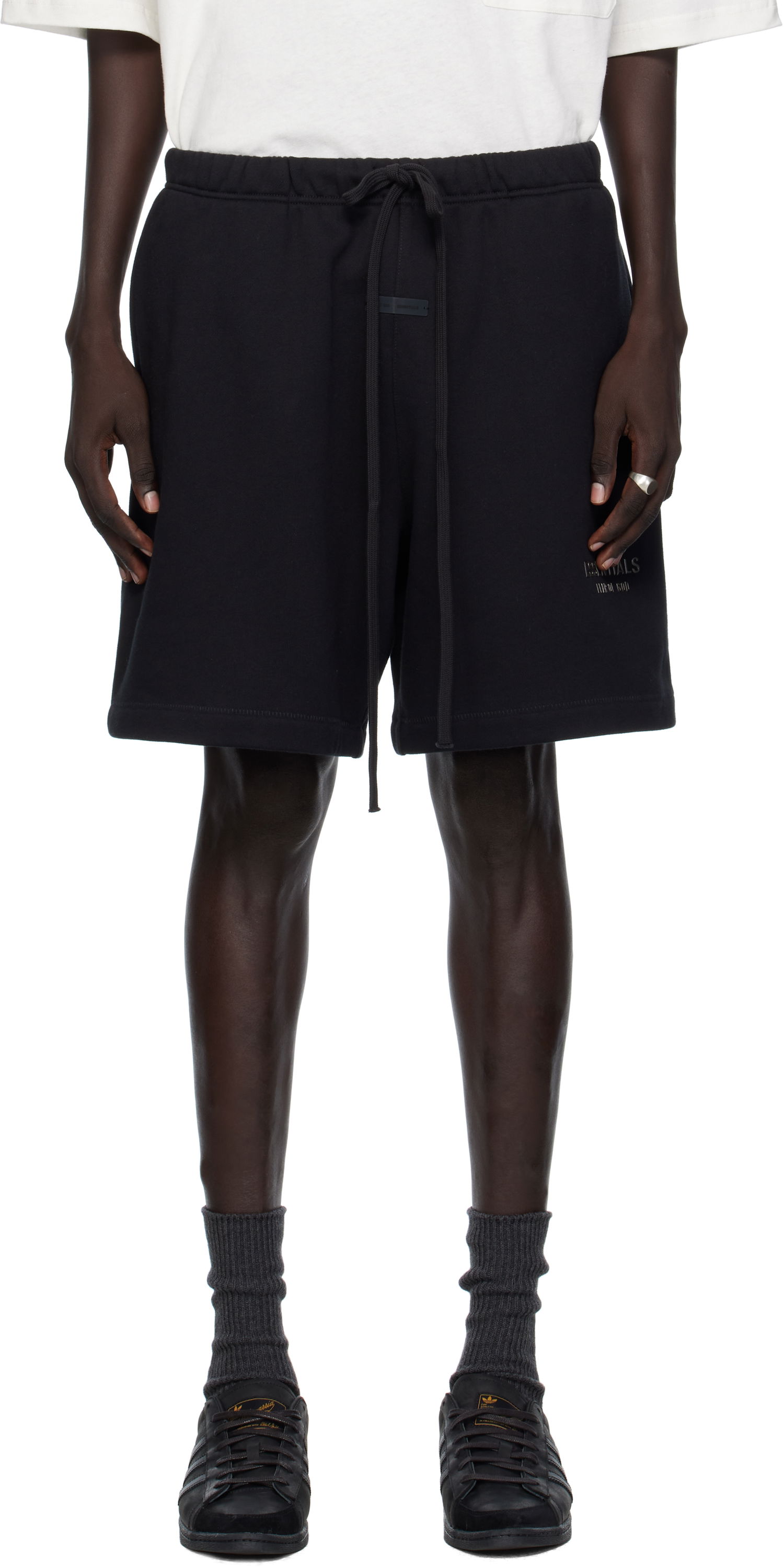 Shorts Fear of God ESSENTIALS Soccer Fleece Shorts Sort | 160SP252000F, 0