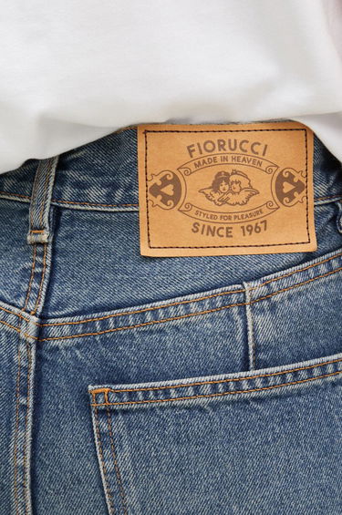 Jeans Fiorucci Multipocket Flared High Waist Jeans Blå | U01FMDJE083DN01DN02, 3