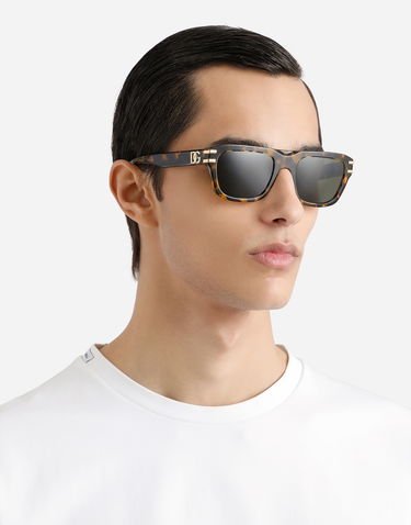Solbriller Dolce & Gabbana Dolce & Gabbana Dg Griffe Square Sunglasses Brun | VG4496VP0719V000, 1