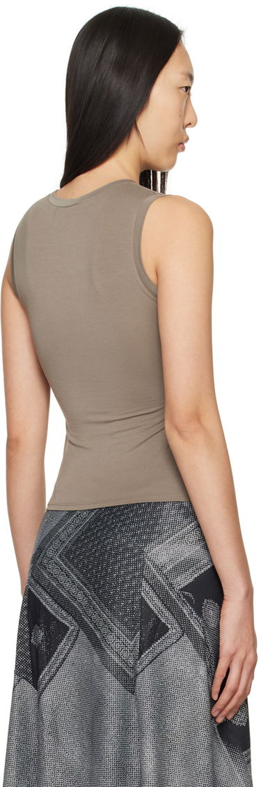 Tanktop Miaou Miaou Zora Lace-Up Tank Top Brun | 7127TJBFOX, 2