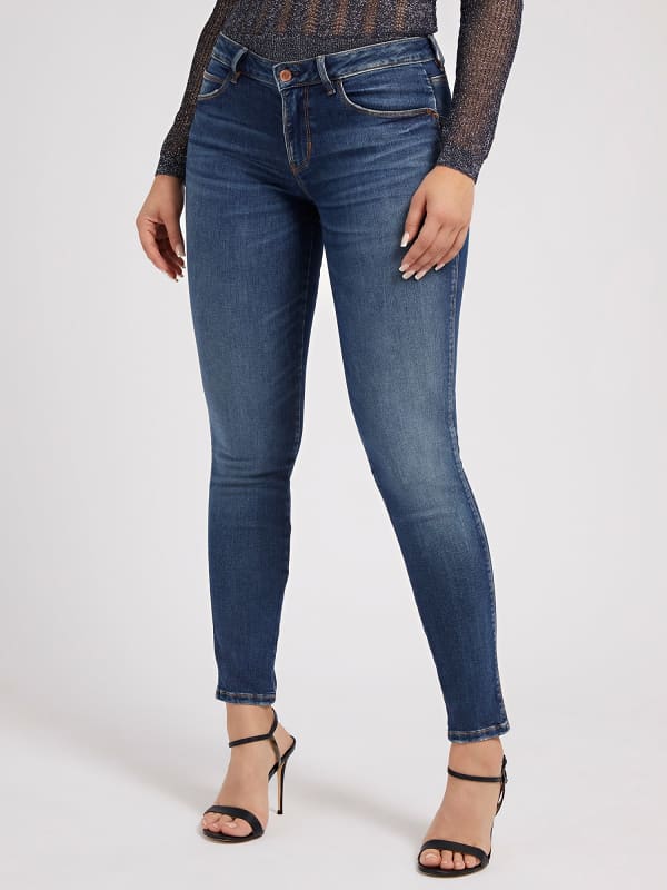 Bukser og jeans GUESS Fit Denim Blå | W2YAJ2D4Q02, 0