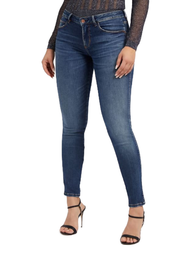 Bukser og jeans GUESS Fit Denim Blå | W2YAJ2D4Q02