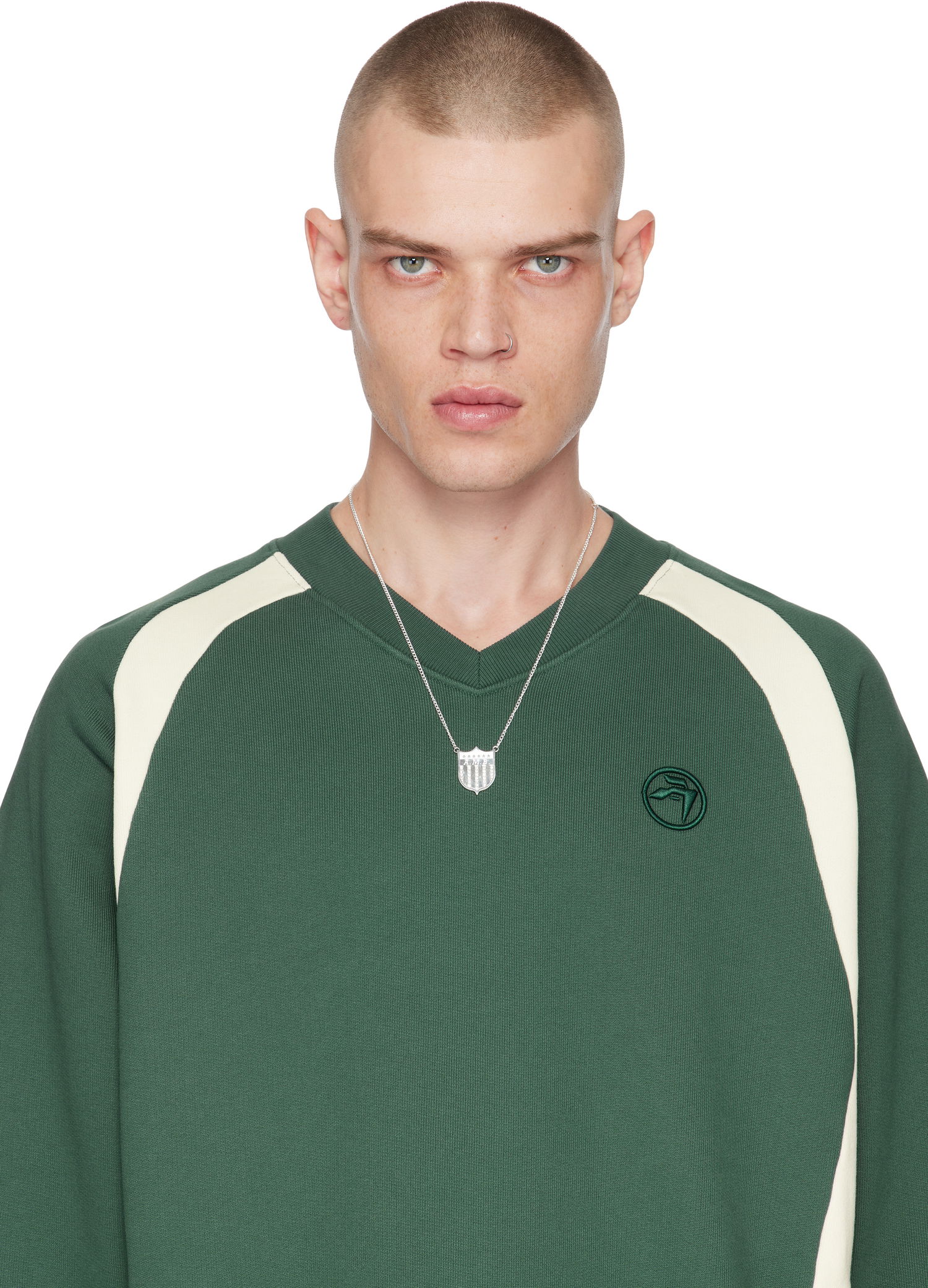 Halskæde Ambush AMBUSH Varsity Shield Charm Necklace Metalisk | BMOB00JF24SIL0017200, 1