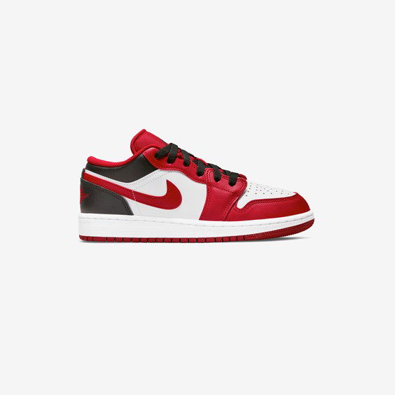 Sneakers og sko Jordan Air Jordan 1 Low "Reverse Black Toe" GS Rød | 553560-163, 1