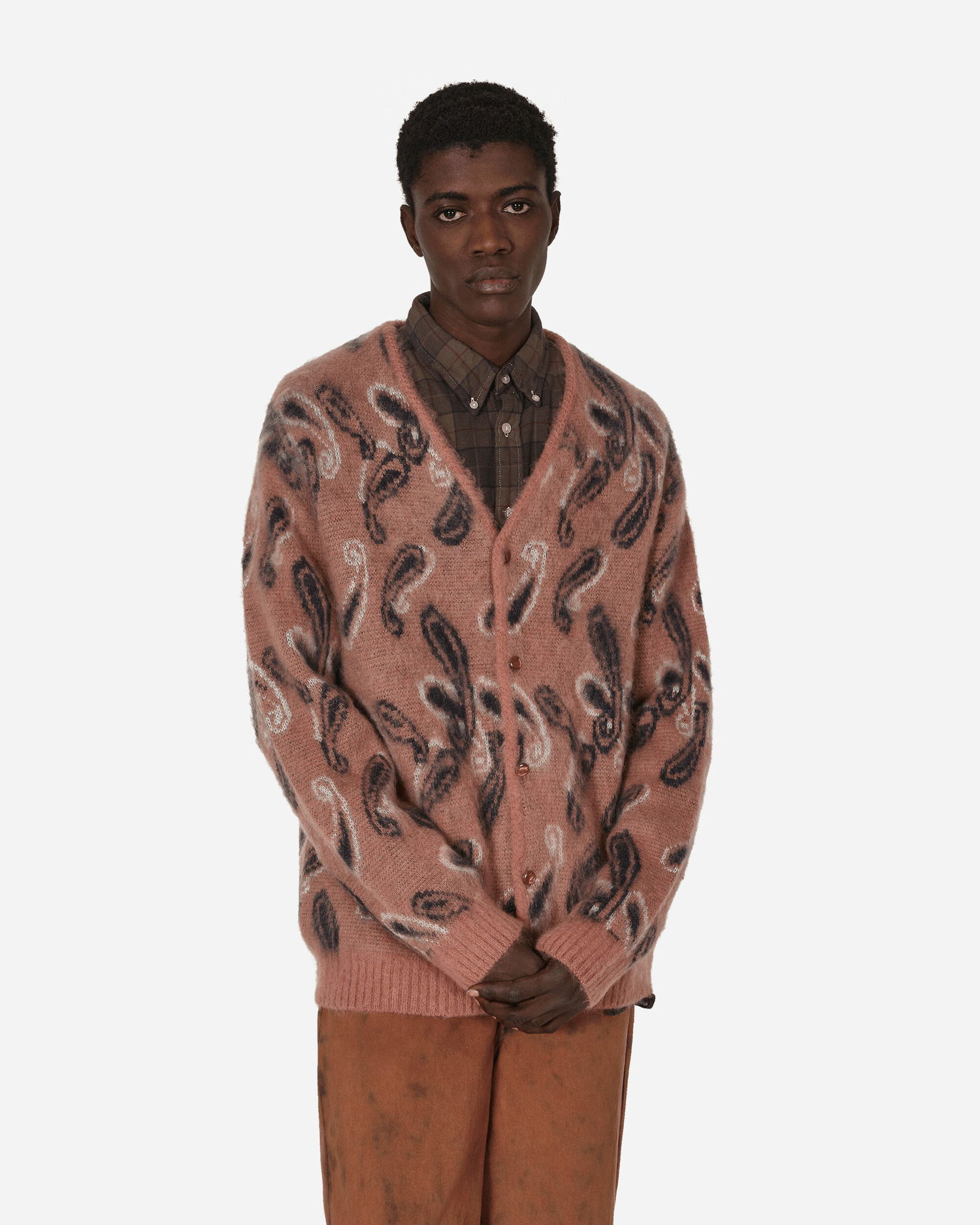 Sweater Needles Paisley Mohair Cardigan Lyserød | NS281 A, 0