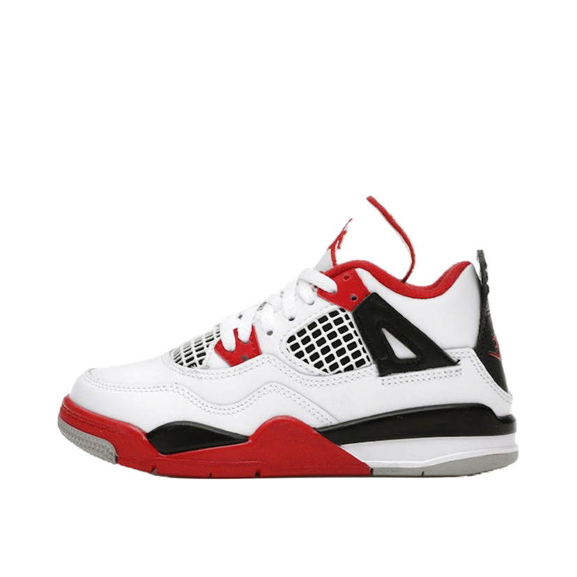 Sneakers og sko Jordan Jordan 4 Retro Fire Red (2020) Hvid | BQ7669-160