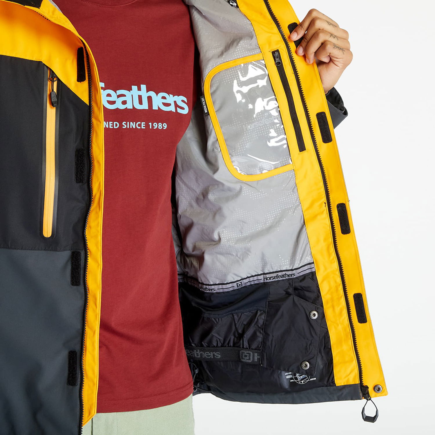 Jakke Horsefeathers Ripple Jacket Gul | OM303F, 1