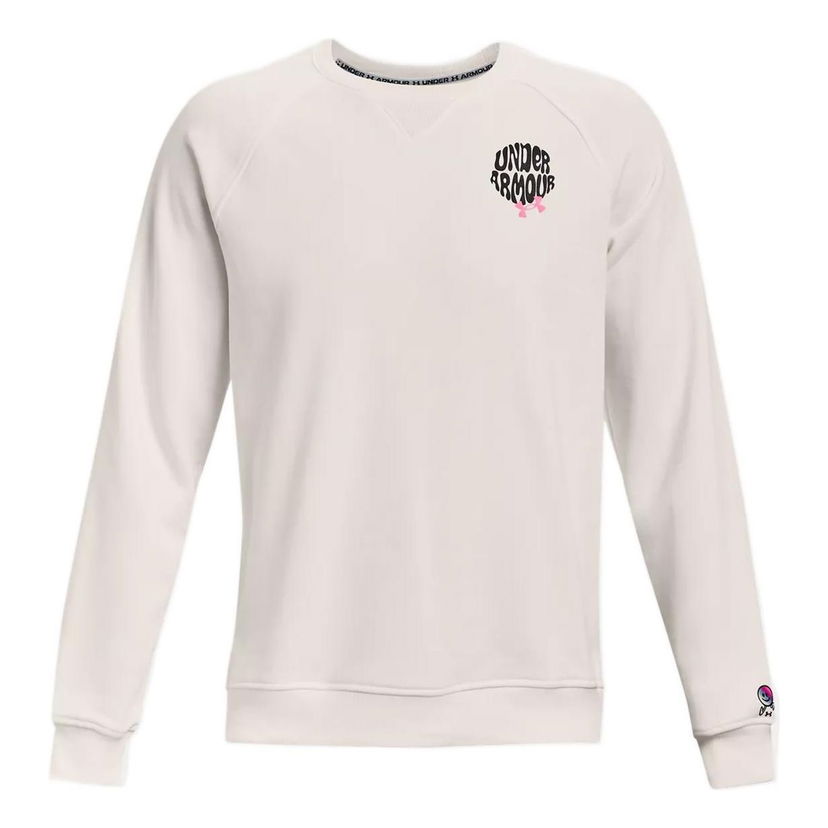 Sweater Under Armour Logo Sweatshirt Hvid | 1373837-112
