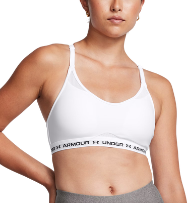 Bh Under Armour Crossback Low Sports Bra Hvid | 1386424-100, 0
