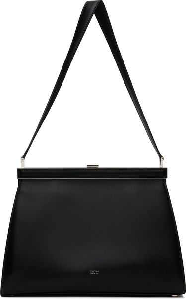 Håndtaske Max Mara Biancaclasp Leather Frame Bag Sort | 2524516212600, 0