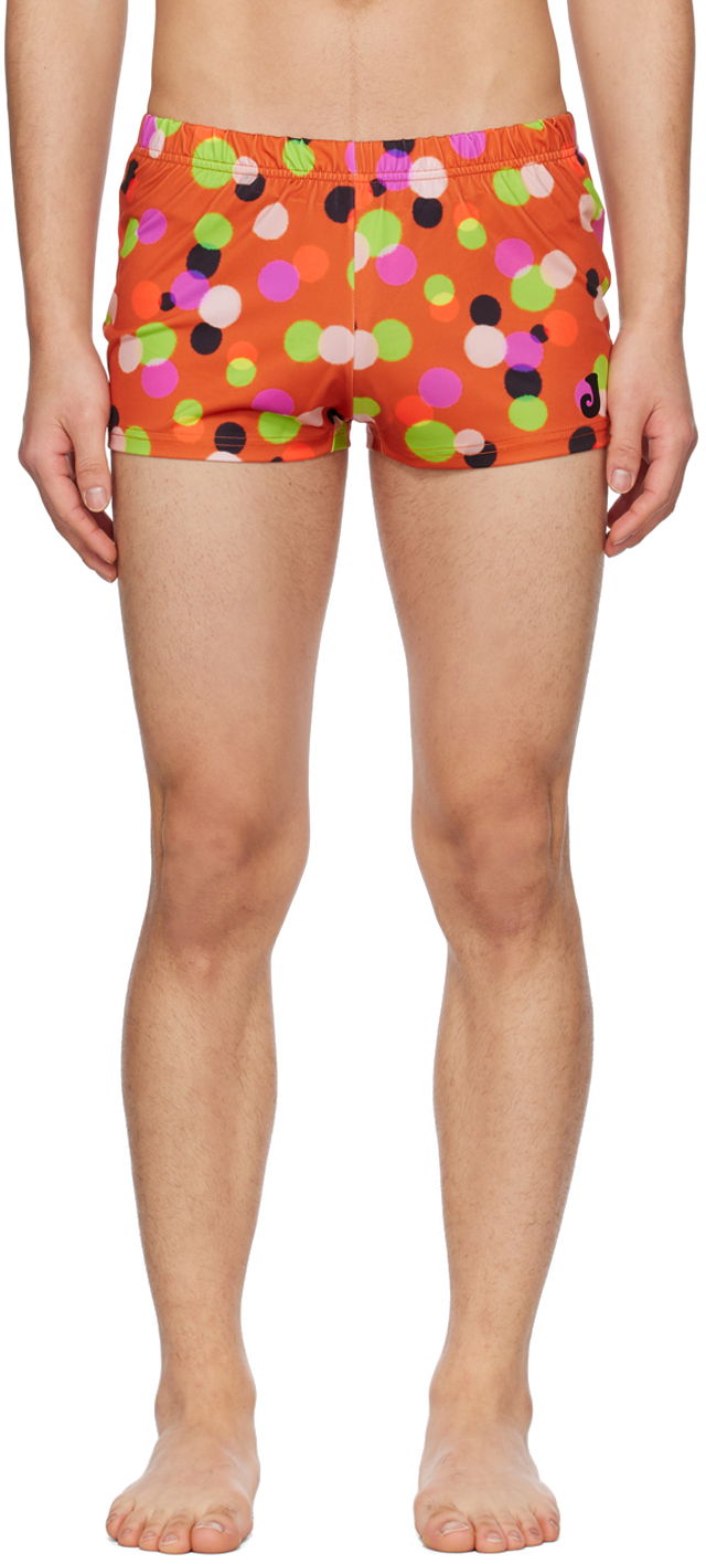 Badetøj Jacquemus Le Raphia 'Le Short De Bain' Swim Shorts Orange | 23E235SW010-2133, 0