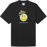 T-shirt MARKET Smiley Fool T-Shirt Sort | 399001640-BLK, 1