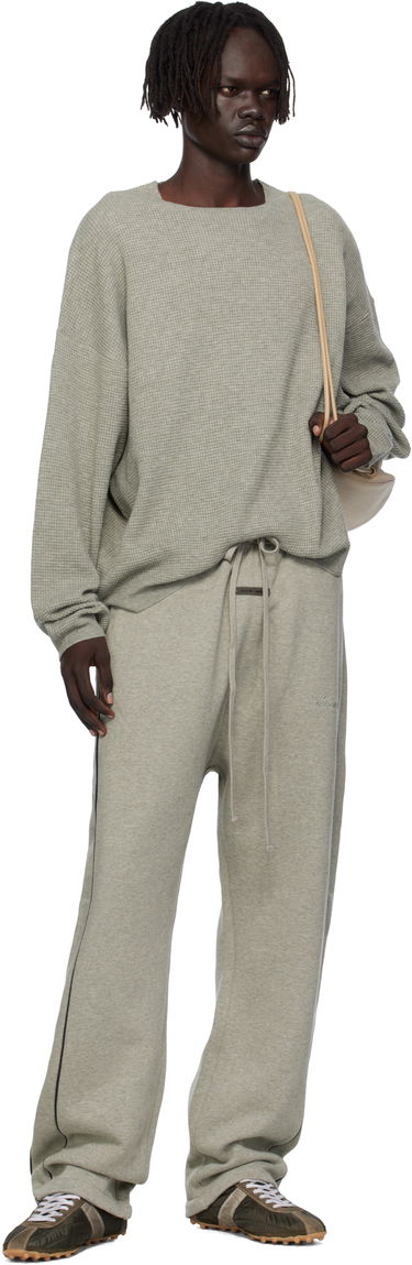 Joggingbukser Fear of God ESSENTIALS Relaxed Fleece Piping Sweatpants Grå | 130SP258065F, 3
