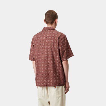 Skjorte Carhartt WIP Carhartt WIP Furoshiki Print Short Sleeve Shirt Brun | I034549_15, 2