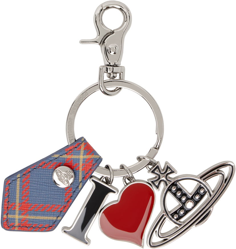 Nøgleringe Vivienne Westwood Vivienne Westwood 'I Love Orb' Keychain Flerfarvet | 8203011EU-S0022-