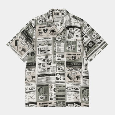 Skjorte Carhartt WIP Carhartt WIP Short Sleeve Catalogue Print Shirt Grå | I034548_9, 0