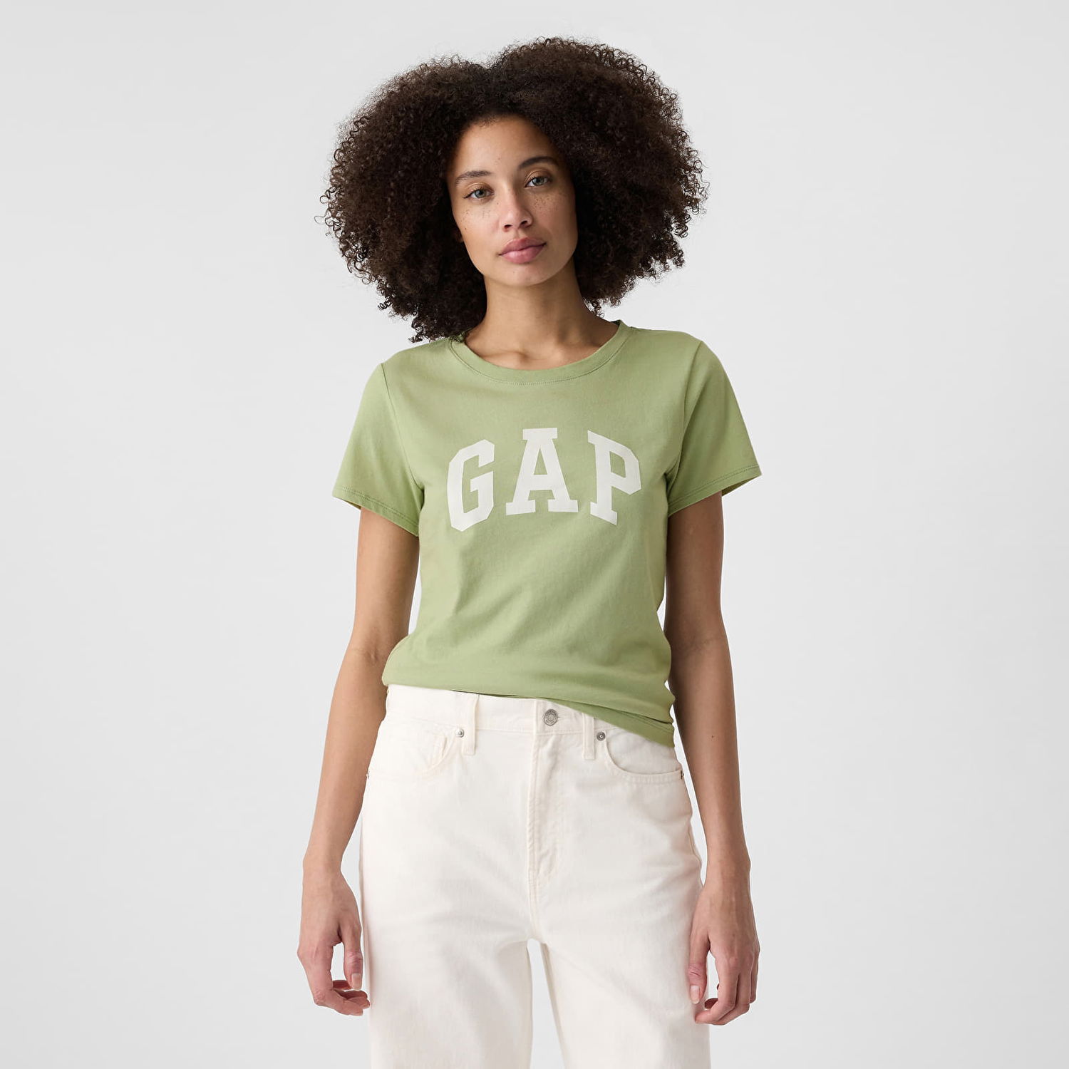 T-shirt GAP T-shirt Logo Shortleeve Tee Desert Sage XS Beige | 417797-14, 0
