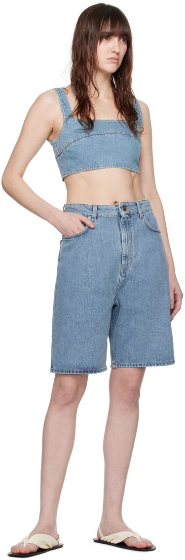 Tanktop Loulou de Saison Loulou de Saison Anet Denim Tank Top Blå | ANET, 3