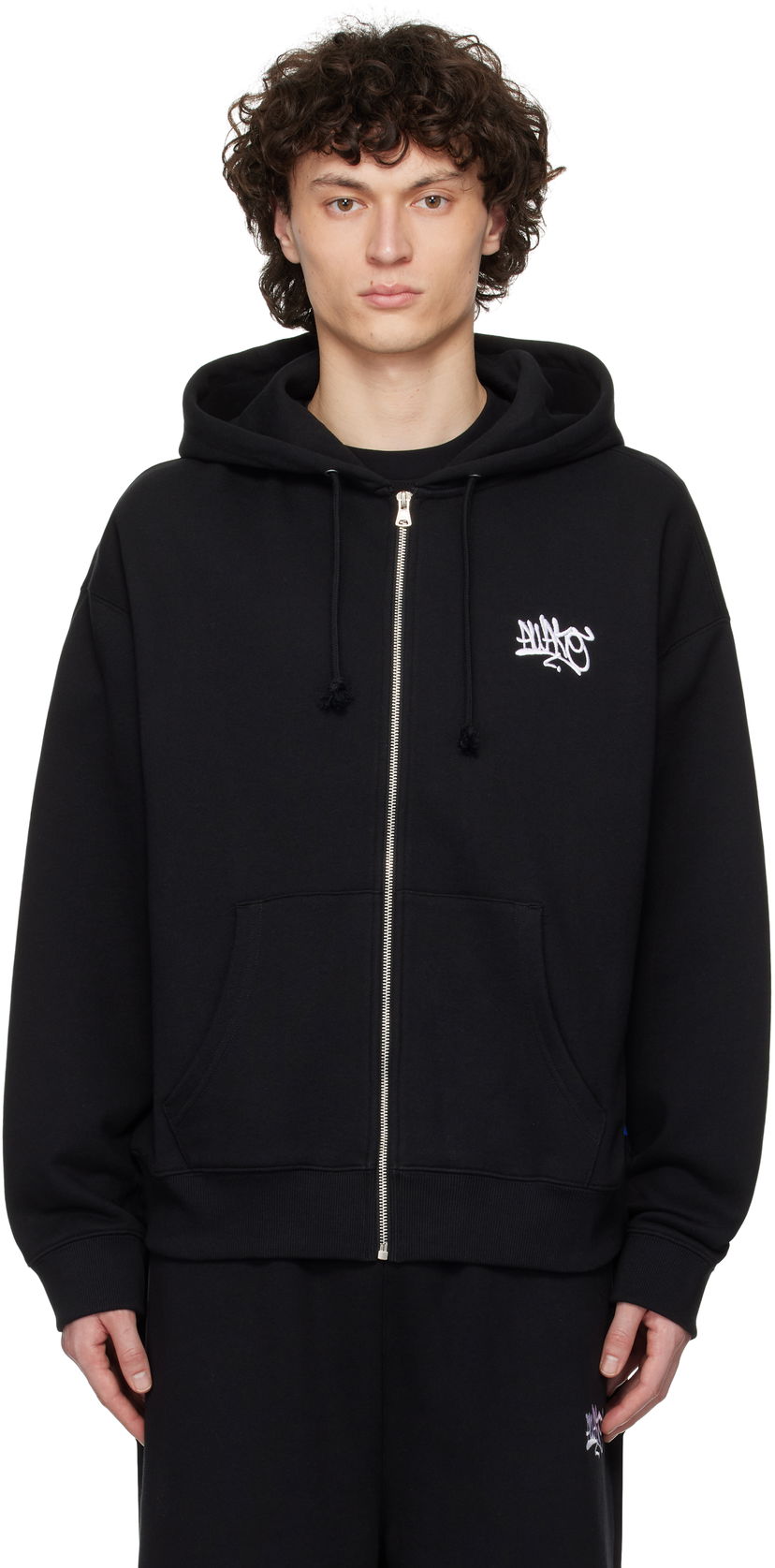 Sweatshirt Awake NY Awake NY All City Zip-Up Hoodie Sort | AWK-SP25-HD005