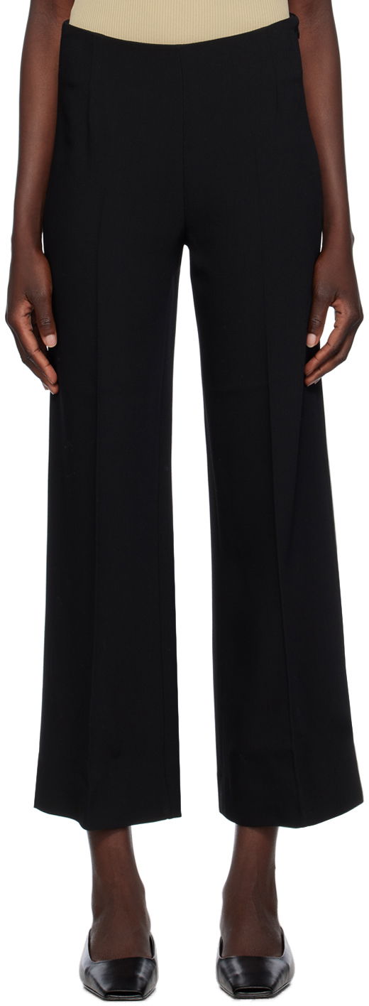 Bukser TOTEME TOTEME Wide Leg Trousers Sort | 233-2042-274