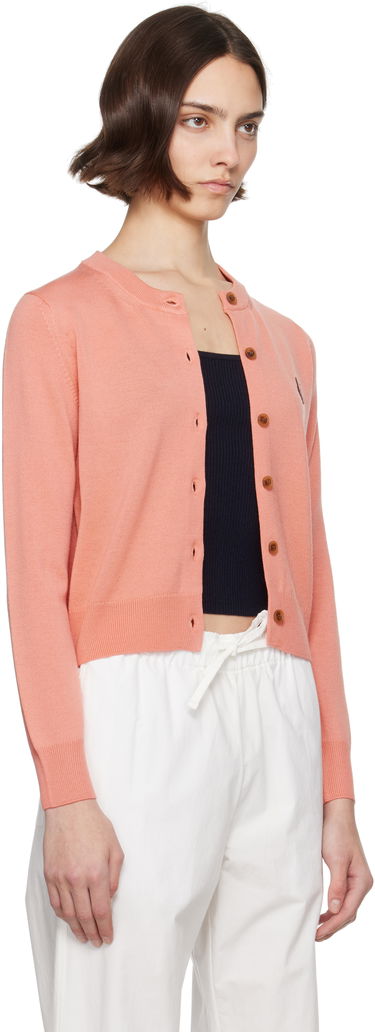 Sweater MAISON KITSUNÉ Bold Fox Head Patch Cardigan Mørkeblå | MW00508KT1036, 1