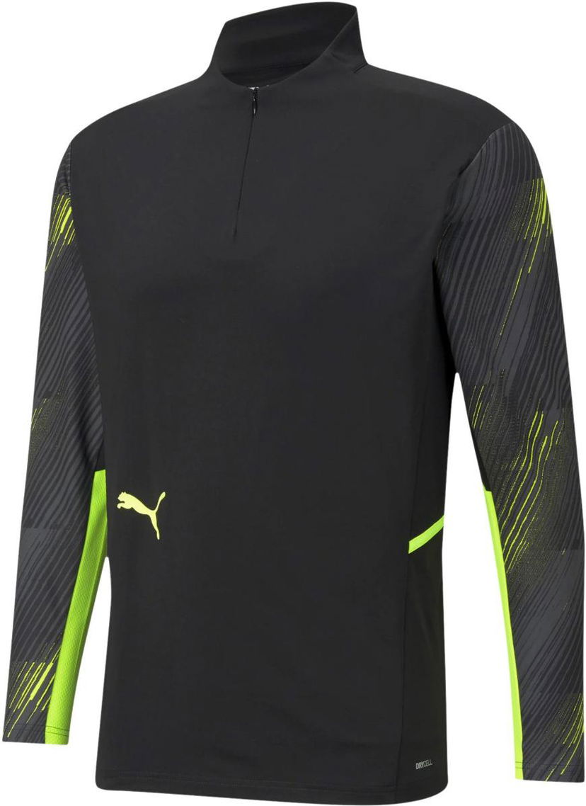 T-shirt Puma 1/4 Zip Top Sort | 65721140