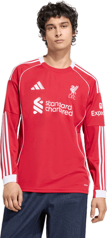Jersey adidas Performance Liverpool FC 25/26 Home Jersey Long Sleeve Rød | JV6456, 4