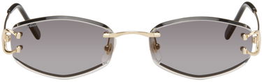 Solbriller Cartier Cartier Oval Sunglasses Grå | CT0467S-001, 0