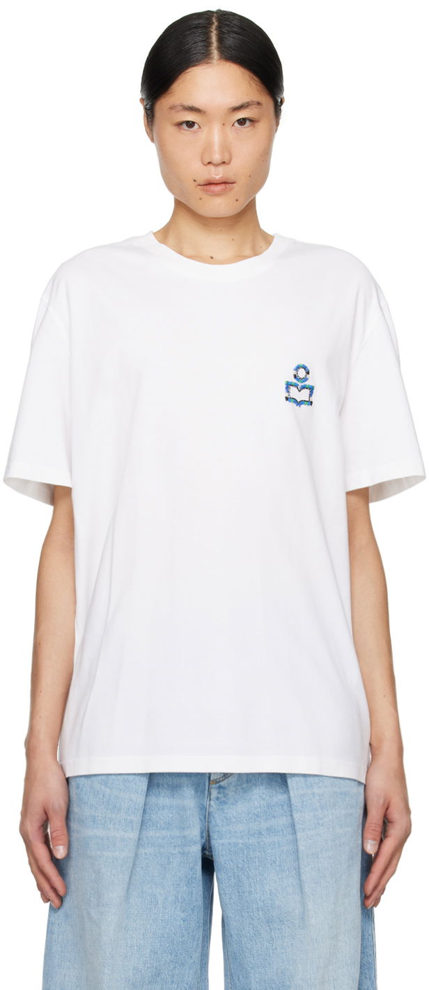 T-shirt ISABEL MARANT Hugo T-Shirt Hvid | 24PTS0149HB-B1N02H, 0