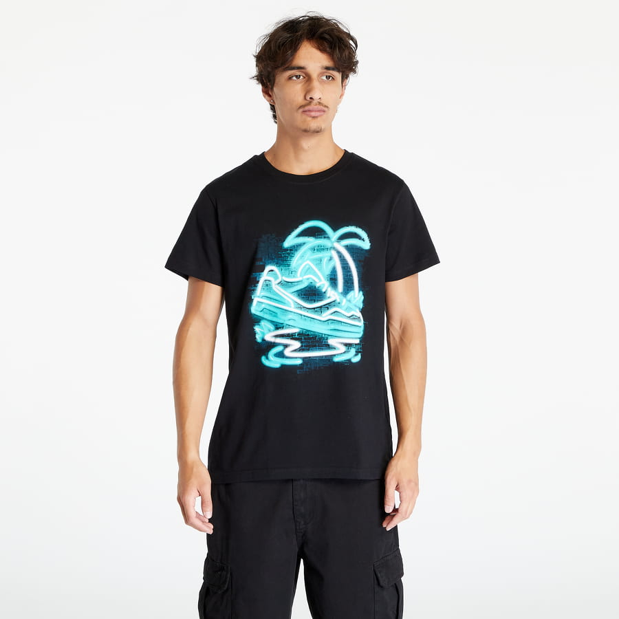 T-shirt Urban Classics Palm Sneaker Tee Sort | MT2768-00007, 0