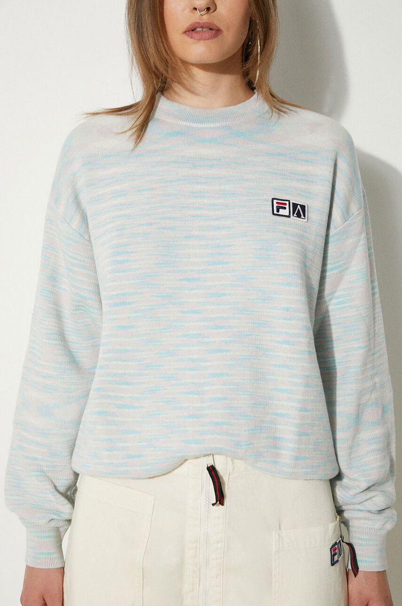 Sweater FILA Fila x Aries Space Dye Sweater Blå | 42PS24PU018562270227