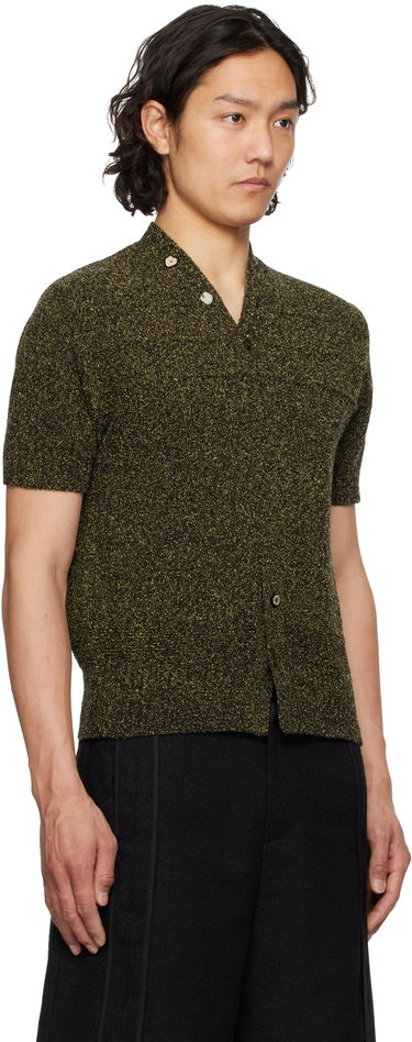 Sweater ADER ERROR ADER error 0502 Short Sleeve Knit Polo Sort | BO01SSKT0502BK, 1