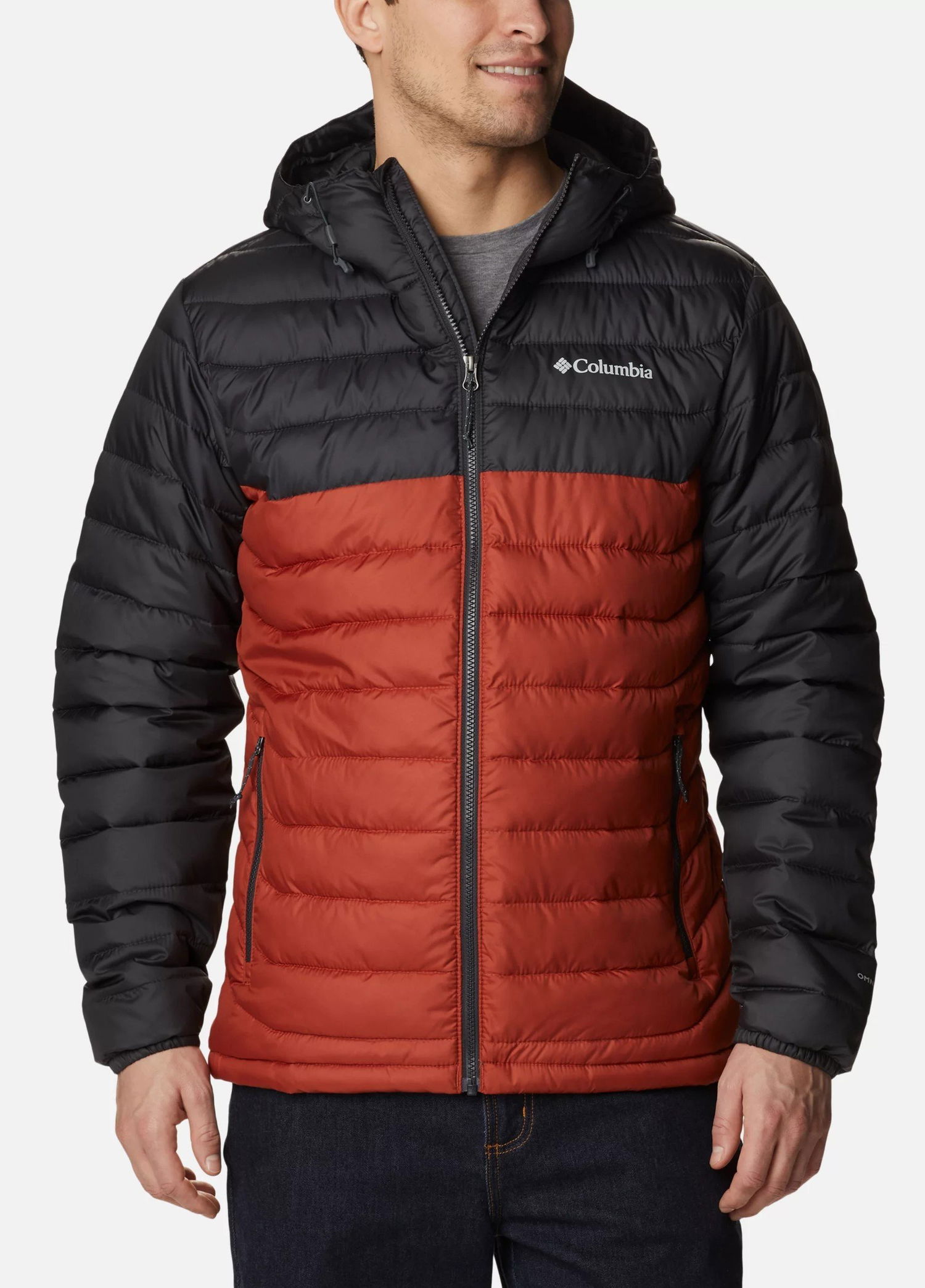 Puffer jakke Columbia Hooded Insulated Jacket Rød | 1693931-850, 0