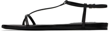 Sneakers og sko Jil Sander Jil Sander Square Toe Sandals Sort | J15WP0169_P8389, 2