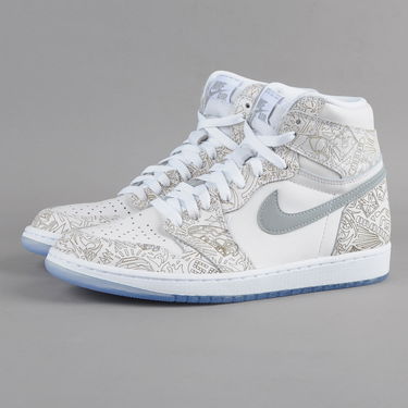 Sneakers og sko Jordan Air Jordan 1 Retro High OG "Laser" Hvid | 705289-100, 1