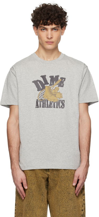 T-shirt Dime 'Athletics' Print T-Shirt Grå | DIMEHO2457GRY, 0