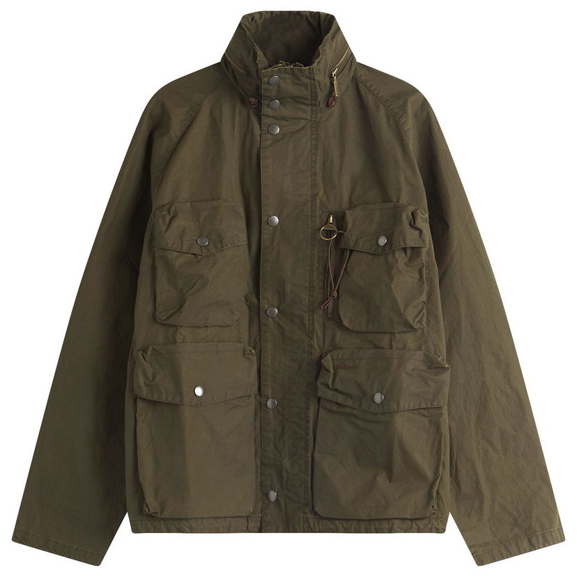 Parka Barbour Men's Heritage+ Westmorland Showerproof Jacket, Size Large Grøn | MSP0135GN71