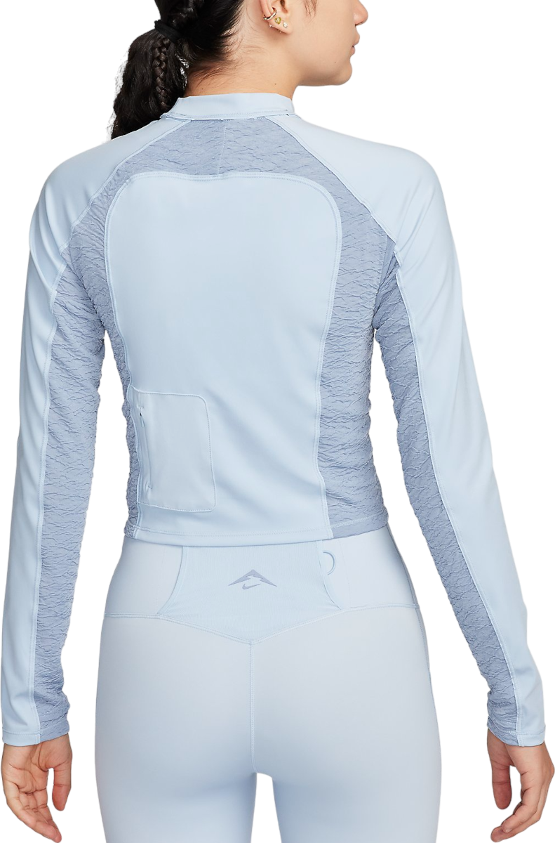 T-shirt Nike W NK TRAIL DF LS TOP Turkis | fn4706-440, 1